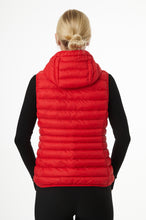 Load image into Gallery viewer, Arwen Vegan Down Vest Chili Red 3