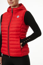 Load image into Gallery viewer, Arwen Vegan Down Vest Chili Red 4