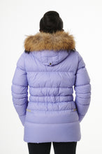 Load image into Gallery viewer, Earth Spirit Long Down Jacket | Lavender/Linen 3