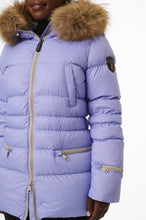 Load image into Gallery viewer, Earth Spirit Long Down Jacket | Lavender/Linen 4