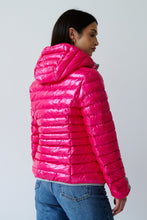 Load image into Gallery viewer, Elfy Vegan Down Short Jacket | Flash Pink 4