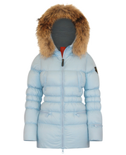 Load image into Gallery viewer, Earth Spirit Long Down Jacket | Light Denim