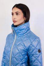 Load image into Gallery viewer, Stella Vegan Down Bomber | Retro Blue