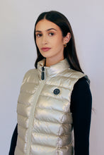 Load image into Gallery viewer, Melian Vegan Down Vest | Champagne Metallic