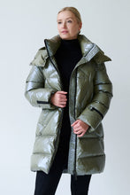 Load image into Gallery viewer, Finnja Down Coat | Olive 1