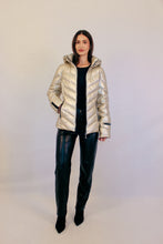 Load image into Gallery viewer, Fairie Vegan Down Jacket| Champagne Metallic