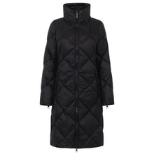 Load image into Gallery viewer, Saga Long Vegan Down Coat | Black