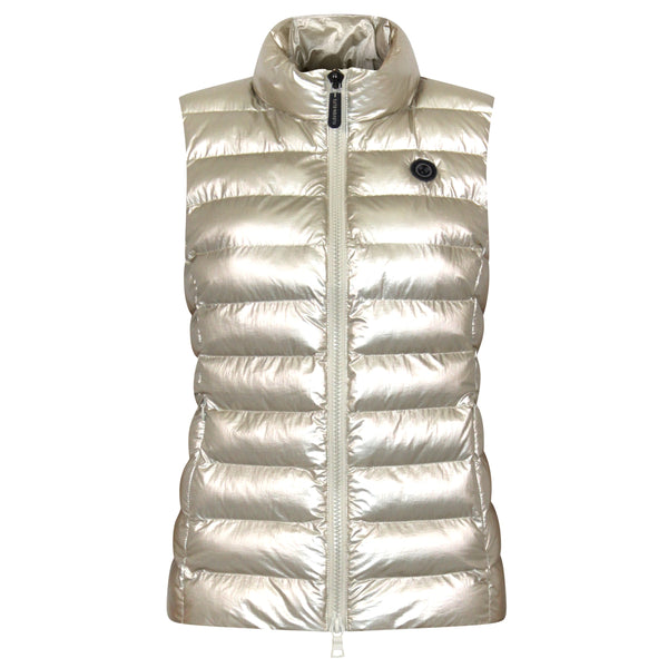 Melian Vegan Down Vest | Champagne Metallic