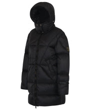 Load image into Gallery viewer, Finnja Down Coat | Black & Chili Red