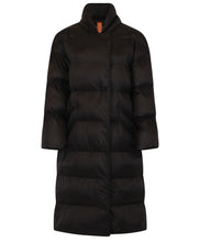 Load image into Gallery viewer, Posh Long Vegan Down Coat | Black