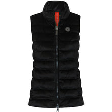 Load image into Gallery viewer, Melian Short Vegan Down Vest | Black Velvet