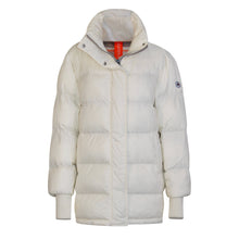 Load image into Gallery viewer, Odelle Vegan Down Jacket | Off White & Linen