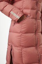 Load image into Gallery viewer, Iclyn Long Down Coat | Dusty Rose/Linen 5