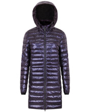Load image into Gallery viewer, Julie Vegan Down Coat | Aubergine