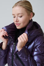 Load image into Gallery viewer, Julie Vegan Down Coat | Aubergine 2