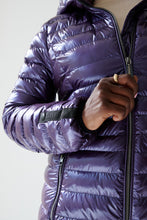 Load image into Gallery viewer, Julie Vegan Down Coat | Aubergine 4