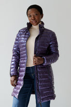 Load image into Gallery viewer, Julie Vegan Down Coat | Aubergine 6