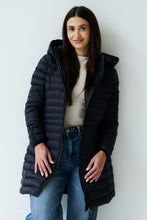Load image into Gallery viewer, Julie Vegan Down Coat | Black 2