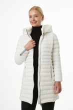 Load image into Gallery viewer, Julie Vegan Down Coat | White