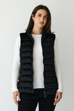Load image into Gallery viewer, Melian Short Vegan Down Vest | Black Velvet 4