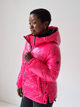 Load image into Gallery viewer, Soley Vegan Down 2 in 1 Jacket | Flash Pink 1