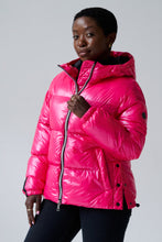 Load image into Gallery viewer, Soley Vegan Down 2 in 1 Jacket | Flash Pink 3