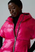Load image into Gallery viewer, Soley Vegan Down 2 in 1 Jacket | Flash Pink 6