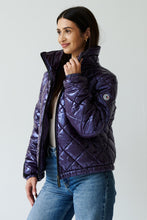 Load image into Gallery viewer, Stella Vegan Down Bomber | Aubergine 6