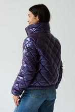 Load image into Gallery viewer, Stella Vegan Down Bomber | Aubergine 7