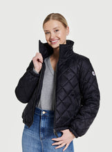 Load image into Gallery viewer, Stella Vegan Down Bomber | Black