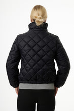 Load image into Gallery viewer, Stella Vegan Down Bomber | Black 3