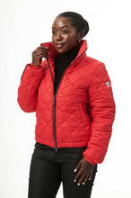 Load image into Gallery viewer, Stella Vegan Down Bomber | Chili Red 2