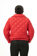 Load image into Gallery viewer, Stella Vegan Down Bomber | Chili Red 3