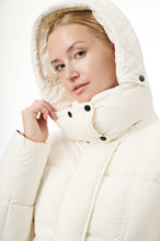 Load image into Gallery viewer, Thora Long Down Jacket | White 4