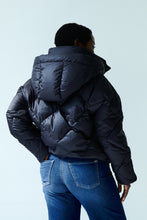 Load image into Gallery viewer, Zoe Down Bomber Jacket | Black 5