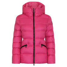 Load image into Gallery viewer, Eira Short Down Jacket | Rose Pink & Black