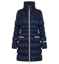Load image into Gallery viewer, Frost Long Down Jacket | Marine & Linen