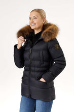 Load image into Gallery viewer, Earth Spirit Long Down Jacket | Black 2