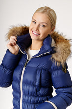 Load image into Gallery viewer, Frost Long Down Jacket | Marine & Linen 3