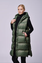 Load image into Gallery viewer, Glaze Long Down Vest | Military