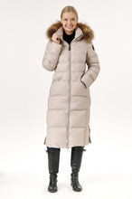 Load image into Gallery viewer, Iclyn Long Down Coat | Linen 2