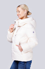 Load image into Gallery viewer, Ivy Short Vegan Down Jacket | Off White