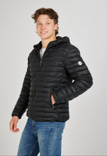 Load image into Gallery viewer, James Short Vegan Down Jacket | Black 3