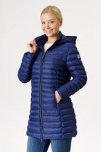 Load image into Gallery viewer, Julie Vegan Down Coat | Marine 2