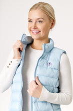 Load image into Gallery viewer, Melian Short Vegan Down Vest | Light Denim 3