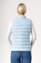 Load image into Gallery viewer, Melian Short Vegan Down Vest | Light Denim 5