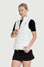 Load image into Gallery viewer, Melian Short Vegan Down Vest | White 2