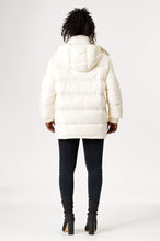 Load image into Gallery viewer, Odelle Vegan Down Jacket | Off White & Linen 3