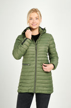 Load image into Gallery viewer, Shannon Vegan Down Jacket | Military 3