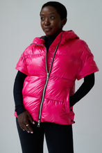 Load image into Gallery viewer, Soley Vegan Down 2 in 1 Jacket | Flash Pink
